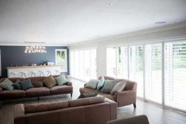 Plantation shutters installed in a Mandurah home